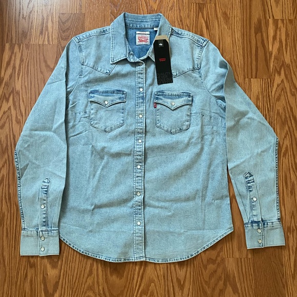 LEVI’S Ultimate Western Women Long Sleeve Shirt - Picture 2 of 9